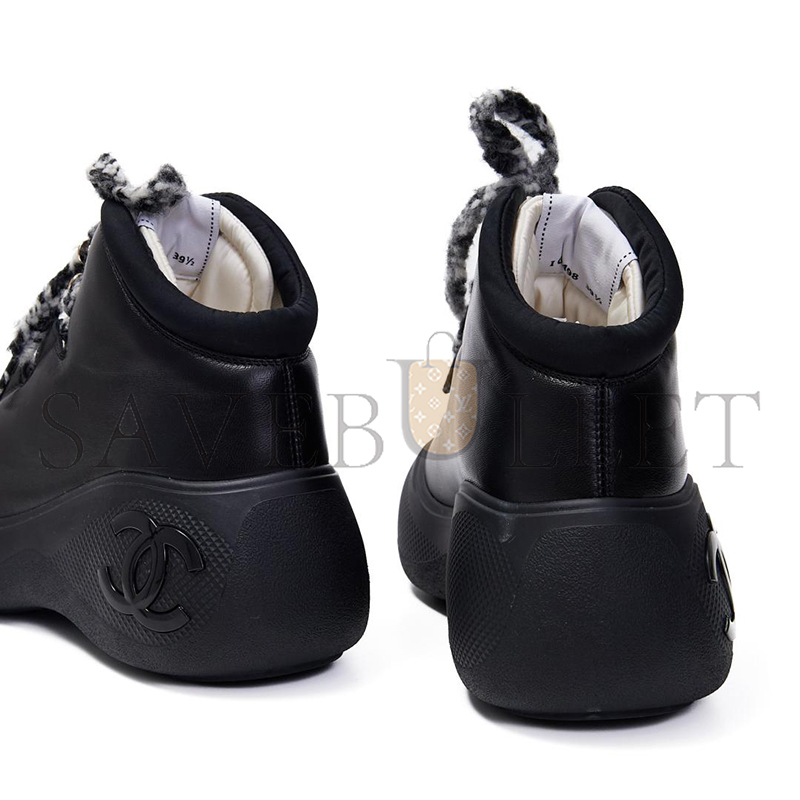 Ch*el coco neige cc chunky high top sneakers g39498